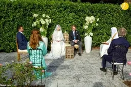 برگزاری مراسم عقد دختر پادشاه سابق اردن +عکس