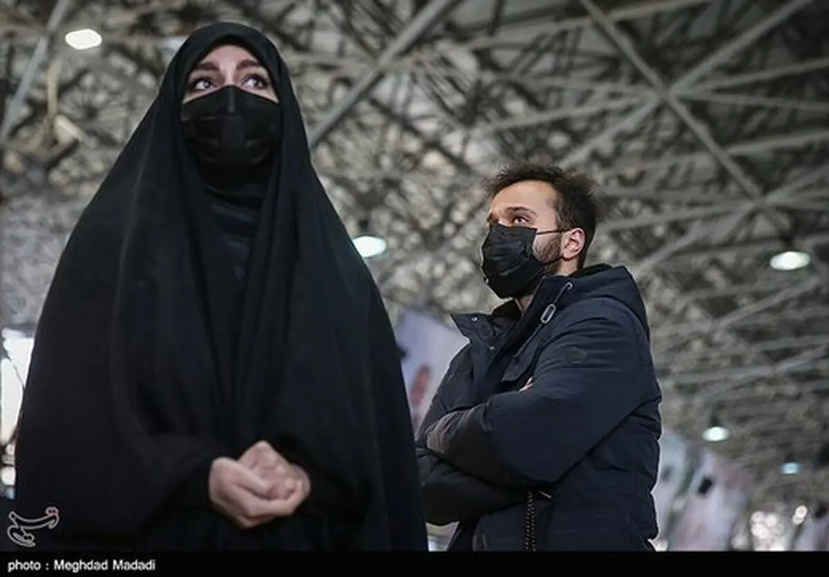 تصویر غم انگیز از فرزند سردار سلیمانی 
