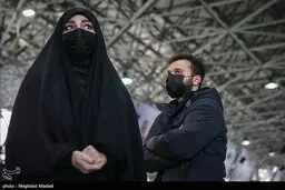 تصویر غم انگیز از فرزند سردار سلیمانی 