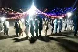 ‏شادی مردمان بلوچ در شب ‎چهارشنبه‌سوری+ویدئو