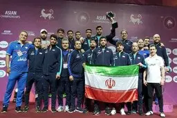 پهلوانان کشتی آزاد ایران با حمایت همراه اول «قهرمان آسیا» شدند