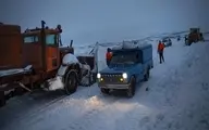  سردرگمی مسافران در بوران برف و یخ
