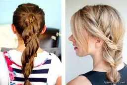 جدیدترین مدل مو شینیون موهای کوتاه و بلند +تصاویر