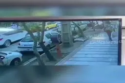 تصادف ساختگی در کرج و اخاذی از خودرو‌های گران‌قیمت+ویدئو 