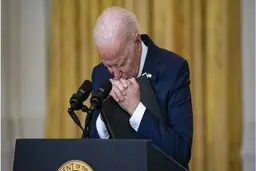 سوتی‌های بایدن حین سخنرانی تمومی نداره | گاف جدیدش باعث خنده مردم شد! + ویدئو