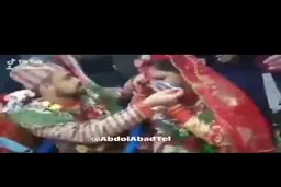 مراسم ماسک گذاری به عروسی هندیا اضافه شد + ویدئو