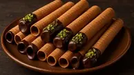 طرز تهیه ویفر رول | این خوراکی رو واسه کوچولوت درست کن +ویدئو