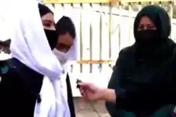 گریه‌ی دردناک دختر افغانستانی برای نرفتن به مدرسه+ویدئو