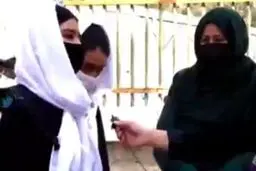 گریه‌ی دردناک دختر افغانستانی برای نرفتن به مدرسه+ویدئو
