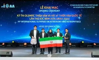 کسب ۵ مدال جهانی طلا از سوی تیم ملی المپیاد نجوم و اخترفیزیک