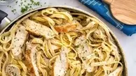 یکبار برای همیشه روش آسون پخت پاستا مرغ و خامه رو یاد بگیر! | طرز تهیه پاستا مرغ و خامه رستورانی + ویدئو