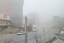 آلودگی هوای بارانی تهران