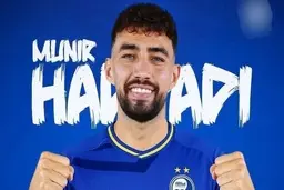 استقبال متفاوت در اهواز | هوادار استقلال در کنار مونیر الحدادی +ویدئو