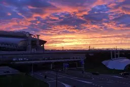 غروب خیره کننده آمستردام مثل فیلم ها می‌مونه+ ویدئو