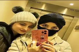 شیطنت جدید سارا ونیکا | دوقلوها پای مادرشان را هم وسط کشیدند+ تصویر