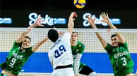 والیبال ایران مغلوب بلغارستان شد | اسماعیل‌نژاد ستاره ایران