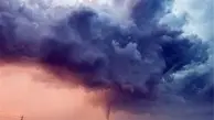 گردبادی وحشتناک غیر منتظره ایالت کانزاس آمریکا+ ویدئو