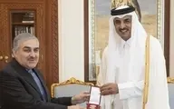 خداحافظی سفیر ایران با امیر قطر