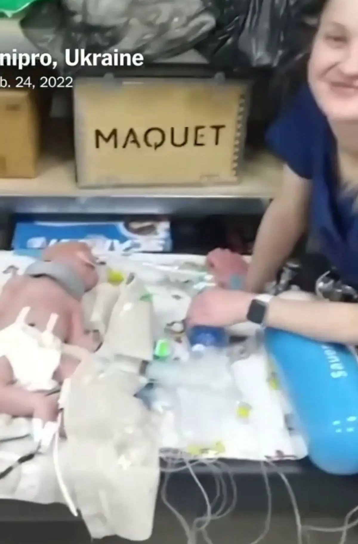 نوزادان تازه متولدشده‌ی اوکراینی، به پناهگاه منتقل شدند!+ویدئو