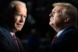 بایدن و ترامپ تقابل حقوق و اقتصاد