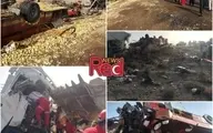 تصاویری از تصادف تریلی با اتوبوس در خراسان جنوبی با ۱۲ کشته و ۸ مصدوم 