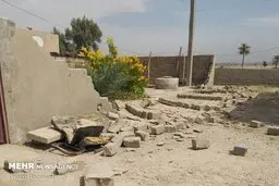  تصاویری از خسارت زلزله در برخی روستاهای گناوه