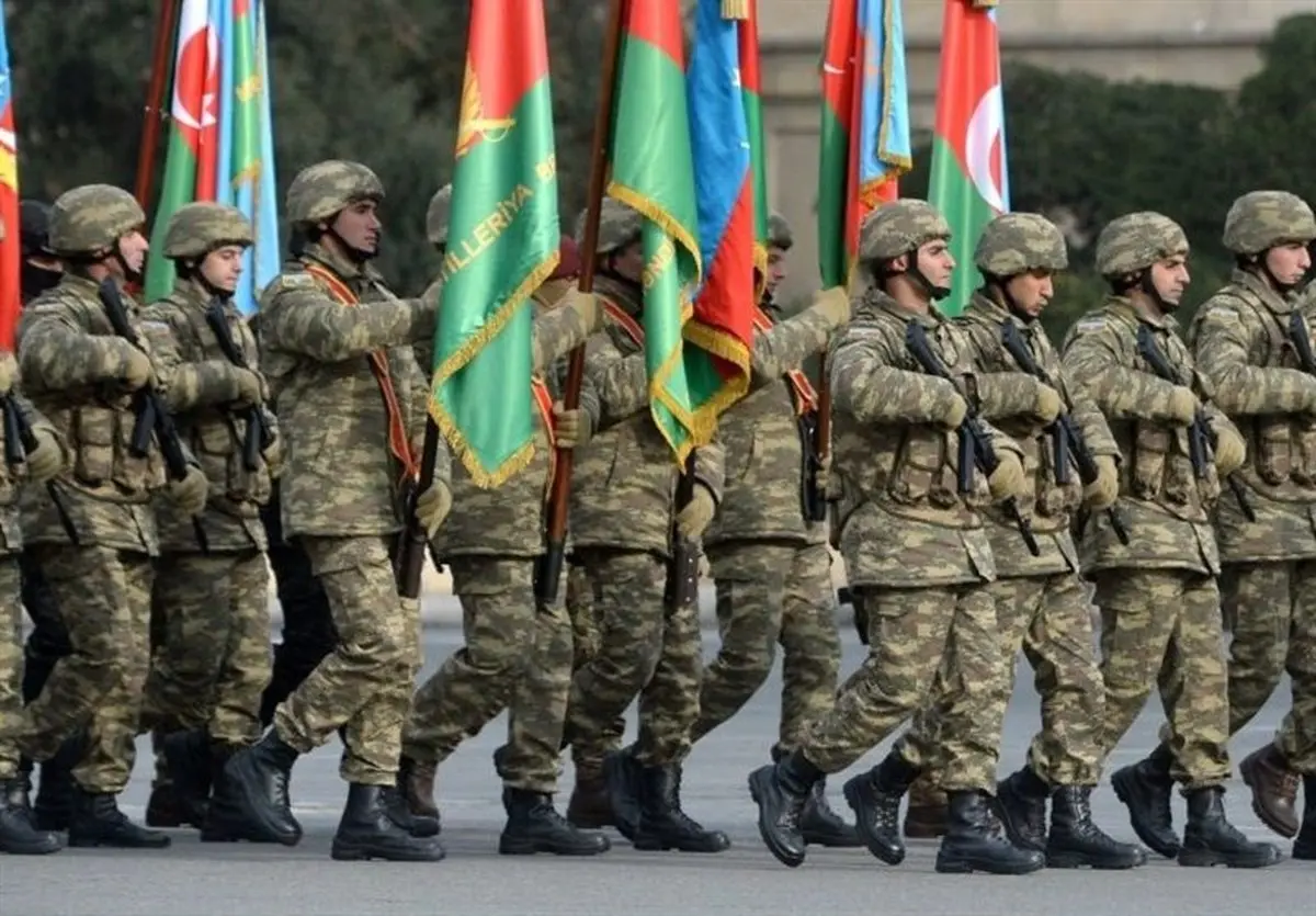  سه هزار سرباز در مراسم رژه  پیروزی جنگ قره باغ