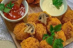 به دنبال یک غذای راحت و خوشمزه هستید؟ | طرز تهیه قارچ سوخاری به روش فست‌فودی 