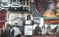  یکی از اعضای طالبان در مراسم عزاداری امام حسین «ع» شرکت کرد