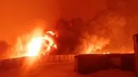 خیابان مازندران به انفجار و حریق بسته شد | 4 نفر قربانی شدند! + ویدئو