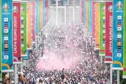 ۳۴۰۰ نفر در فینال یورو ۲۰۲۰ کرونا گرفتند