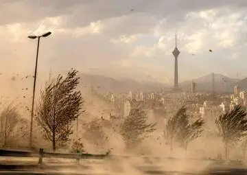هشدار سطح زرد هواشناسی؛ تندبادهای شدید در راه تهران
