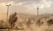 هشدار سطح زرد هواشناسی؛ تندبادهای شدید در راه تهران