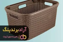 خرید سبد پلاستیکی حصیری با ساده ترین روش