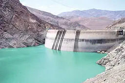 کاهش ورودی آب به سدها 