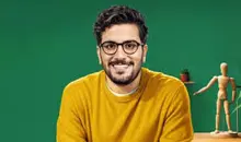 حضور هنری در یک شب سینمایی | امیرحسین قیاسی با همسرش در مرکز توجه +ویدئو