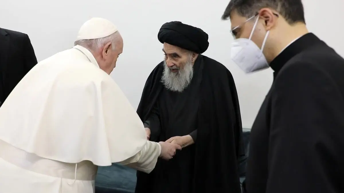 
جزئیاتی جدید ازملاقات پاپ و آیت‌الله سیستانی در نجف اشرف
