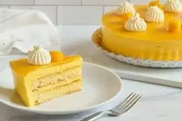 کیک انبه‌ای که آب دهان را راه می‌اندازد | رسپی کیک سه شیر انبه، شیک برای مهمانی‌ها +ویدئو