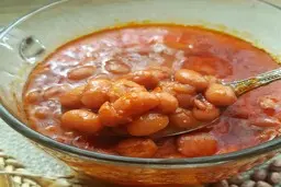 خوراک لوبیا رو اینطوری که میگم درست کن، محشر میشه | طرز تهیه خوراک لوبیا چیتی خوشمزه و لعاب دار + نکته های خاص 