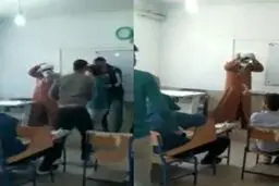 رفتار زننده دانش‌آموزان با یک روحانی در کلاس درس جنجالی شد+ویدئو 