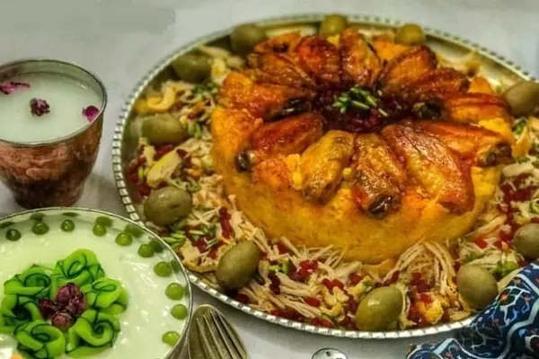 رسپی ته چین مجلسی برای مهمانی ها | دیگه ته دیگ و ساده سرو نکن