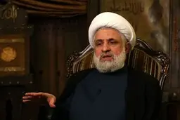 معاون دبیرکل حزب‌الله  |  اسرائیل اگر به لبنان حمله کند، کاری می‌کنیم ستارگان شب را در روز روشن ببینند
