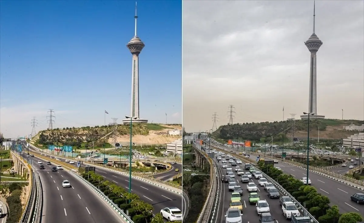 وضعیت آلودگی هوای تهران؟ |  پیش بینی هوای پایتخت در 10 خرداد | زمان ورود گرد و خاک جدید