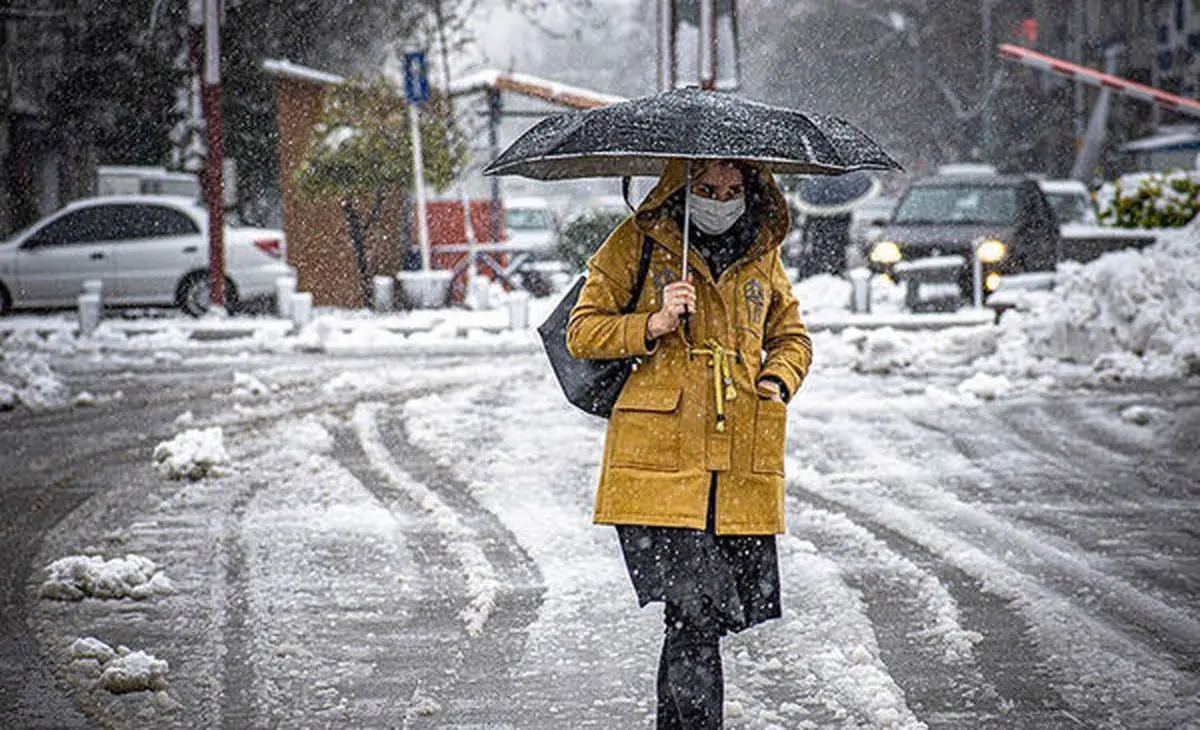 وضعیت جوی استان تهران طی چهار روز آینده  |  بارش باران و برف در راه است