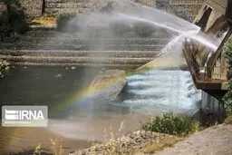  سرریزی سد طالقان تهران ناشی از بارشهای بهاری