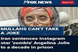 تعریف رسانه آمریکایی از سحر تبر| زامبی آنجلینا جولی+ عکس