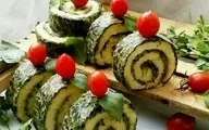 رولت کوکو سبزی، یک غذای خاص برای سفره هاتون!‌ | طرز تهیه رولت کوکو سبزی +ویدئو