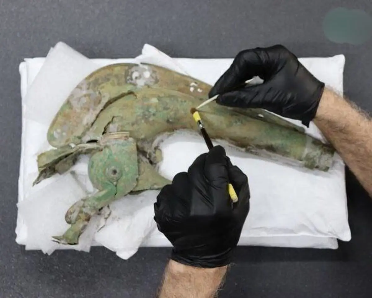 کشف شیپور جنگ افسانه‌ای | یادگار نبرد سلت‌ها با ارتش روم