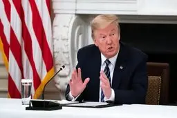 ترامپ گفت: عید فطر را تبریک می‌گوییم و بهترین‌ها را برای شما آرزومندیم.