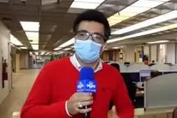سوتی وحشتناک خبرنگار صداوسیما در حین تحویل سال جدید+ویدئو